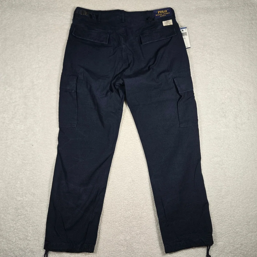 Polo Ralph Lauren Mens 31x30 Relaxed Fit Surplus Utility Cargo Pants Navy
